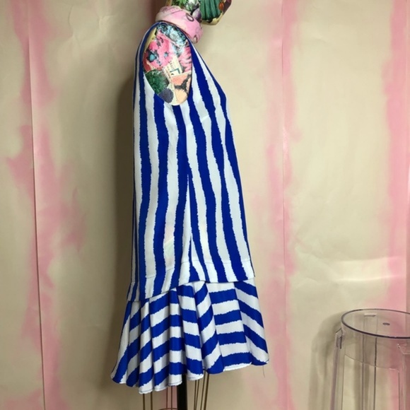 SALE TYLHO Anthropologie Striped Drop Waist Tank - Picture 4 of 8